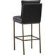 Paige 44.5 inch Bravo Black Barstool